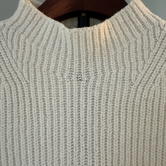 LOFT Chic Cream Women's Turtleneck Sweater US M - Picture 8 of 8